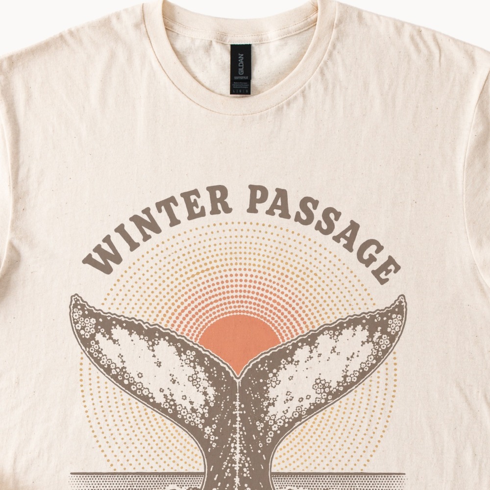 Winter Passage Halftone Dot Vintage Style Boho Tee